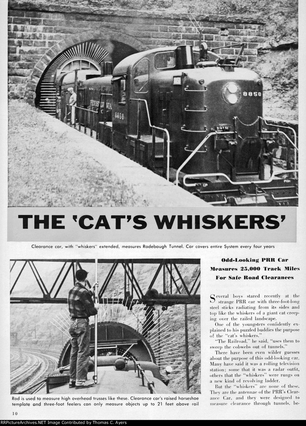 "The 'Cat's Whiskers,'" Page 10, 1954